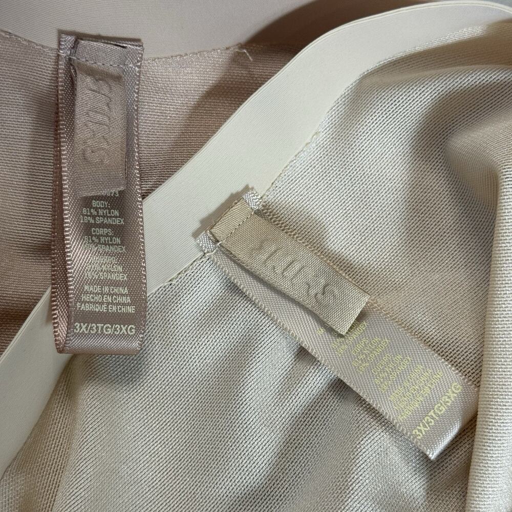 Skims Seamless Sculpt High-Waisted Thong Semi Sheer Lot of 2 Size 3X Clay - Picture 9 of 9
